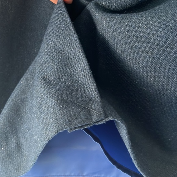 BRAND NEW! - Tommy Hilfiger Wool blend Knee-Length Skirt - Blue & Navy Blue - Picture 4 of 10